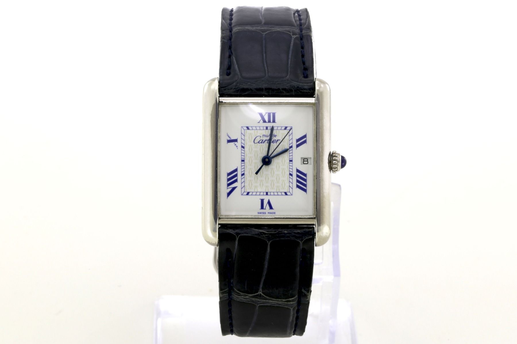 Cartier Must de Cartier 2414 Tank Silver 33 x 25mm